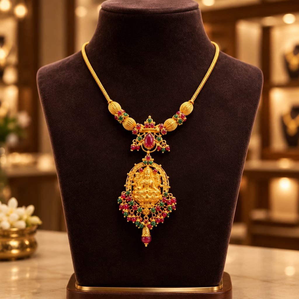 Laxmi Necklace view 2
