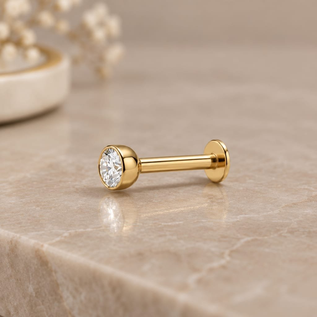 Solitaire Nose Pin